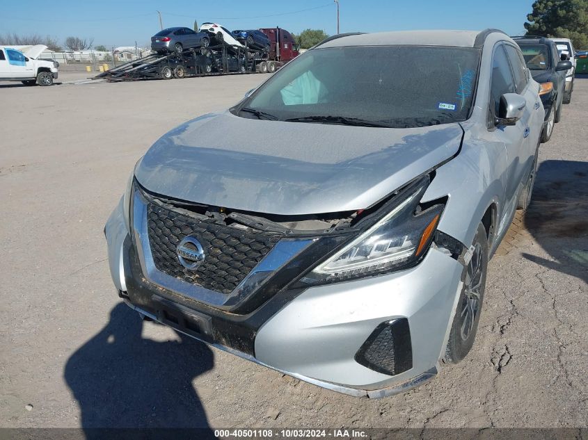 5N1AZ2MS9KN107910 2019 Nissan Murano Sv