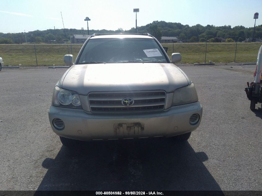 2002 Toyota Highlander V6 (A4) VIN: JTEHF21A320092935 Lot: 40501152