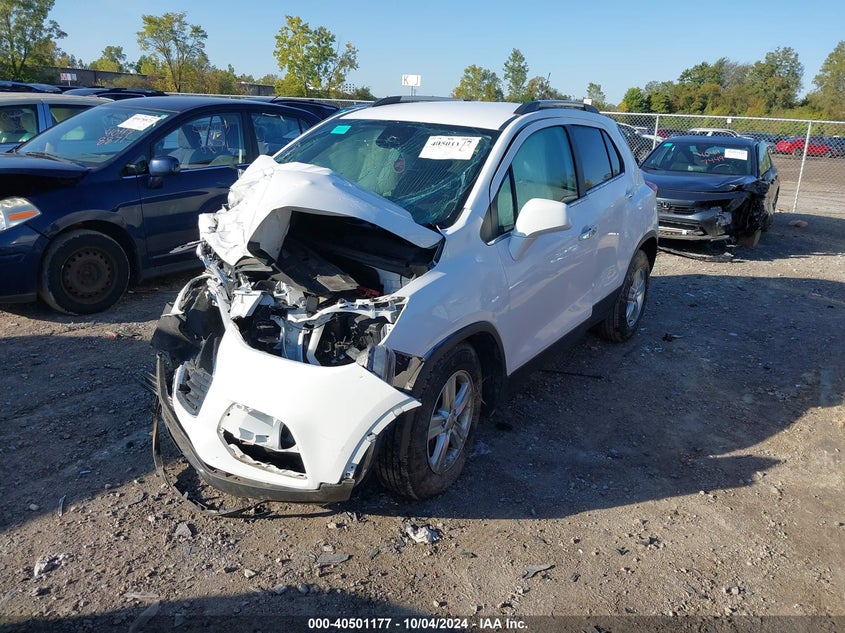 VIN 3GNCJLSB7KL332668 2019 CHEVROLET TRAX LT