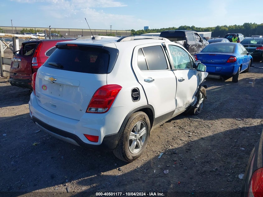 VIN 3GNCJLSB7KL332668 2019 CHEVROLET TRAX LT