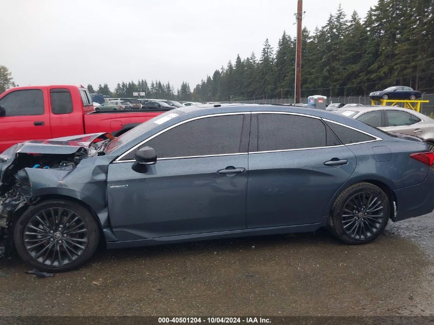 2021 Toyota Avalon Xse Hybrid VIN: 00790500000000000 Lot: 40501204