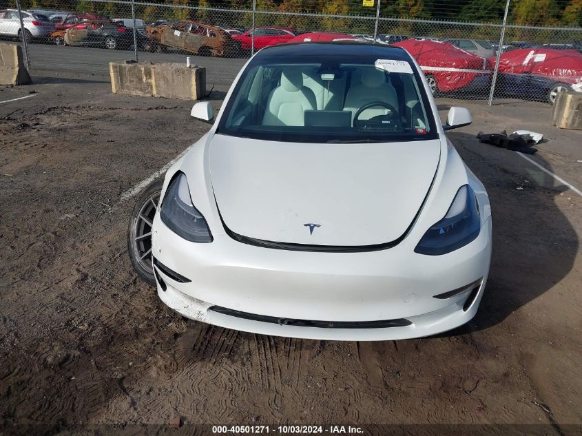 2022 Tesla Model 3 Long Range Dual Motor All-Wheel Drive VIN: 5YJ3E1EBXNF152469 Lot: 40501271