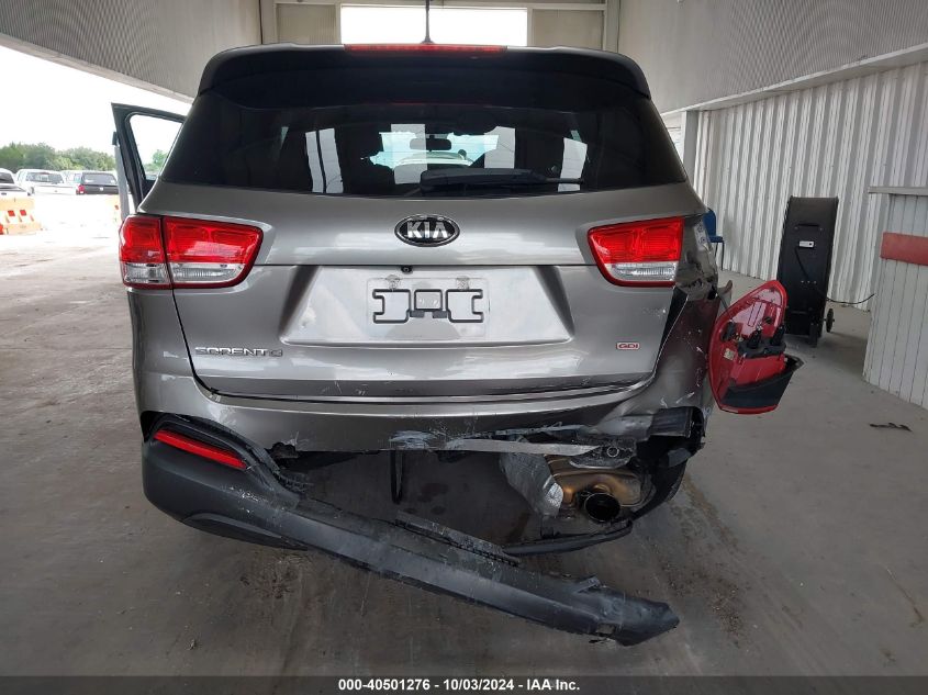 5XYPG4A38GG144393 2016 Kia Sorento 2.4L Lx