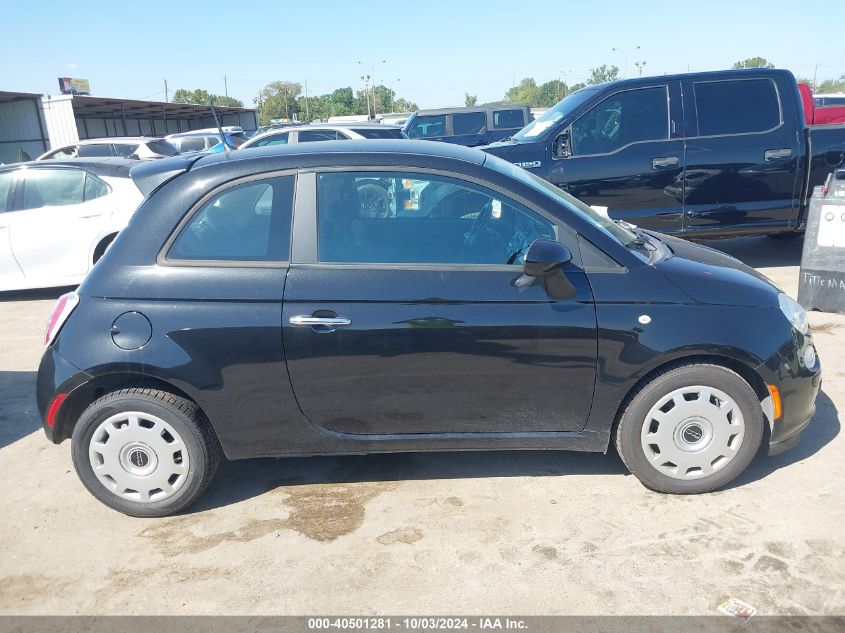 2013 Fiat 500 Pop VIN: 3C3CFFAR9DT726285 Lot: 40501281