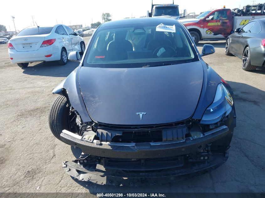 2023 Tesla Model 3 Long Range Dual Motor All-Wheel Drive VIN: 5YJ3E1EB0PF684252 Lot: 40501298