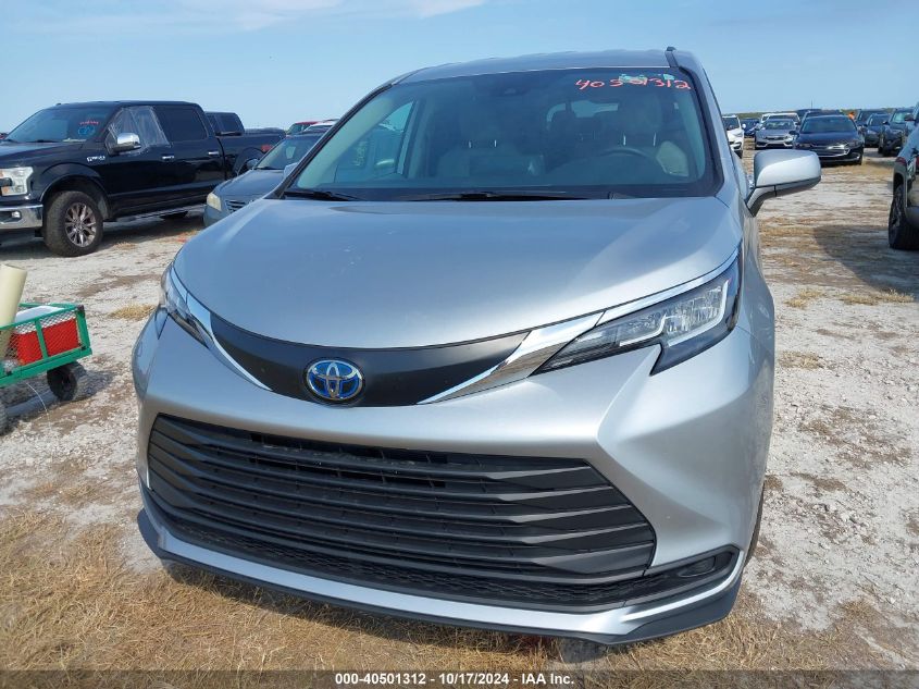 2021 Toyota Sienna Le VIN: 5TDKRKEC6MS035027 Lot: 40501312