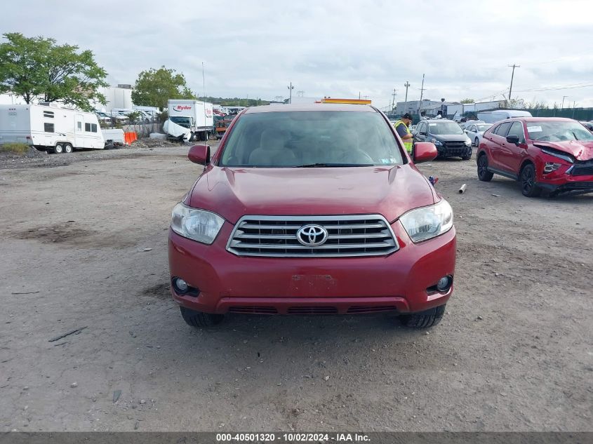 2008 Toyota Highlander VIN: JTEES41A582058390 Lot: 40501320