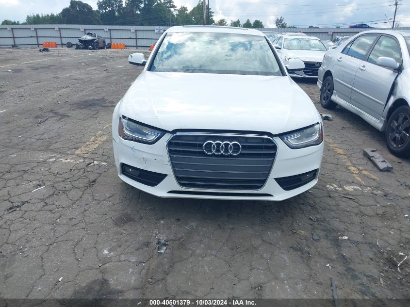 2013 Audi A4 2.0T Premium VIN: WAUAFAFL1DN038014 Lot: 40501379