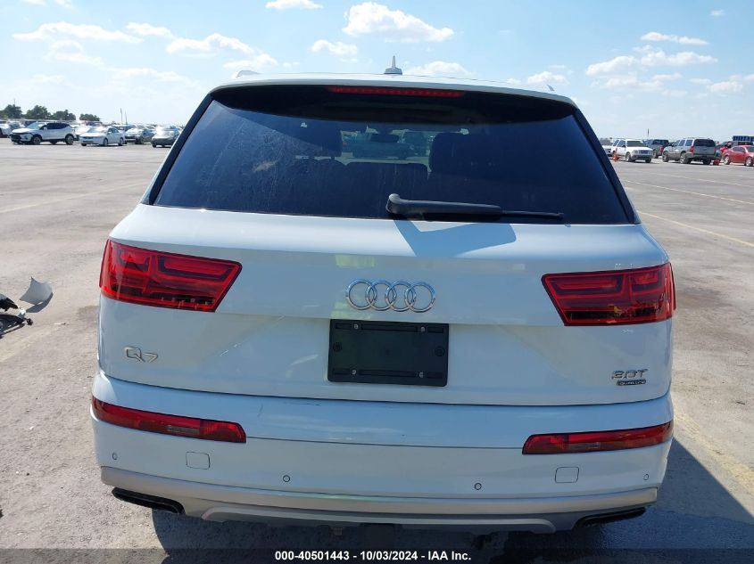 2018 Audi Q7 3.0T Premium VIN: WA1VAAF72JD023278 Lot: 40501443