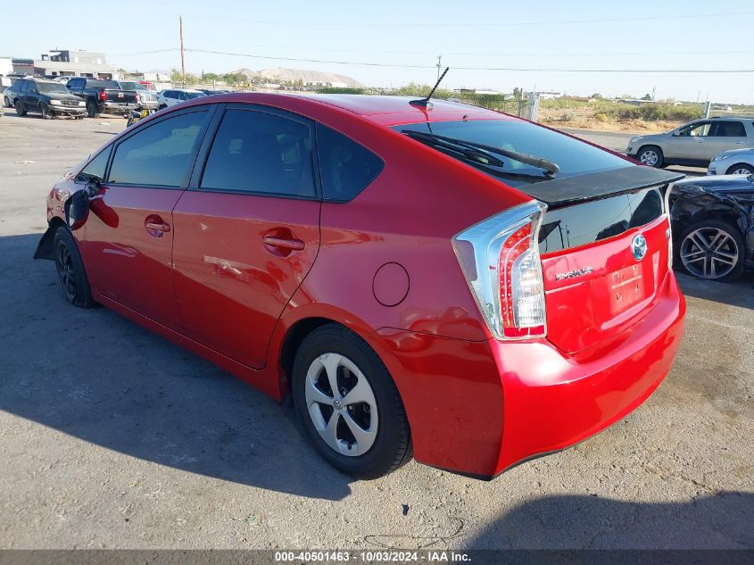 2014 Toyota Prius Four VIN: JTDKN3DU0E1752114 Lot: 40501463