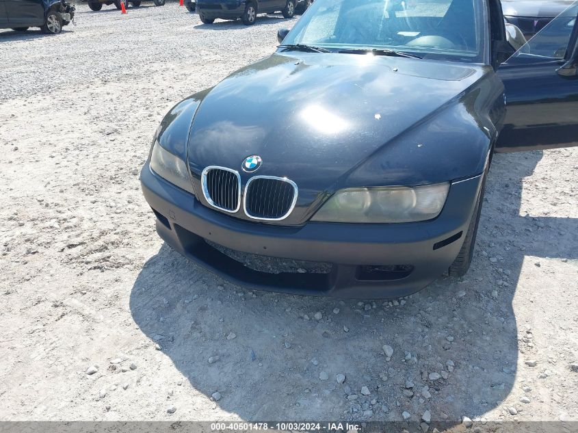 2000 BMW Z3 2.3 VIN: WBACH9346YLF90921 Lot: 40501478