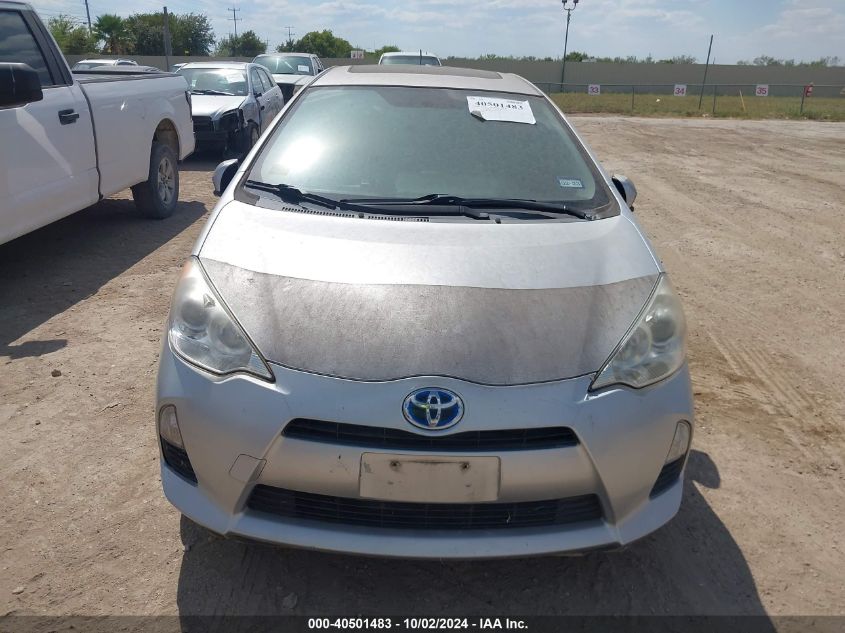 JTDKDTB37C1001182 2012 Toyota Prius C Three