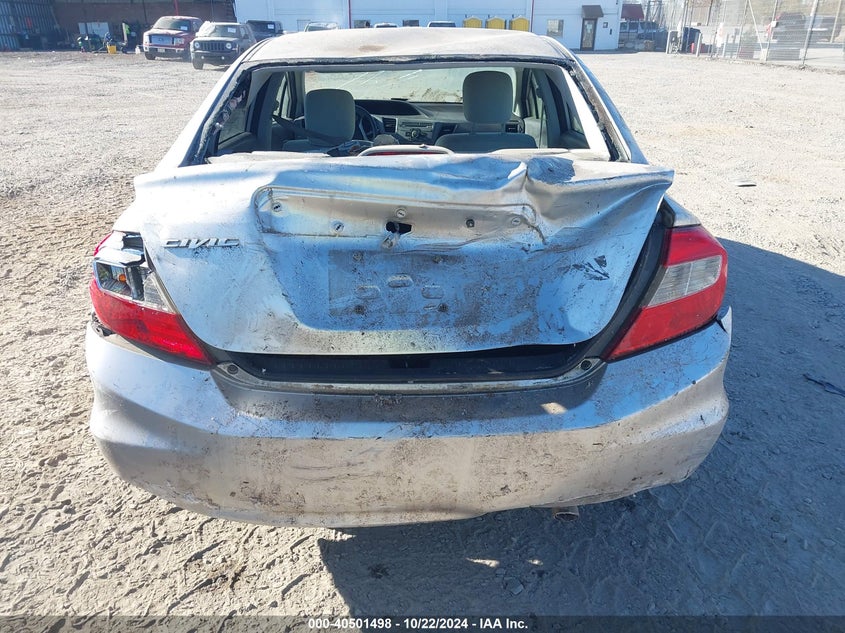 2012 Honda Civic Lx VIN: 2HGFB2F52CH305634 Lot: 40501498