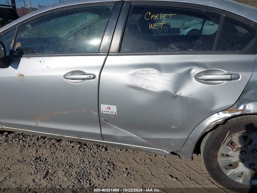 2012 Honda Civic Lx VIN: 2HGFB2F52CH305634 Lot: 40501498