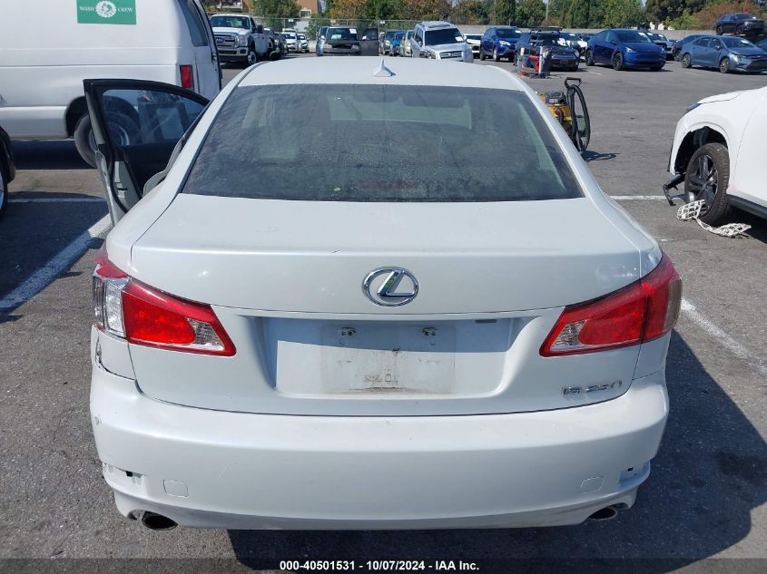 2011 Lexus Is 250 250 VIN: JTHBF5C27B5139631 Lot: 40501531