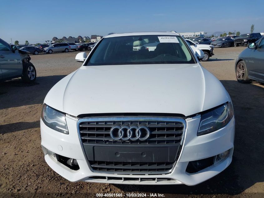 2009 Audi A4 2.0T Avant VIN: WAUGF78K19A229898 Lot: 40501565