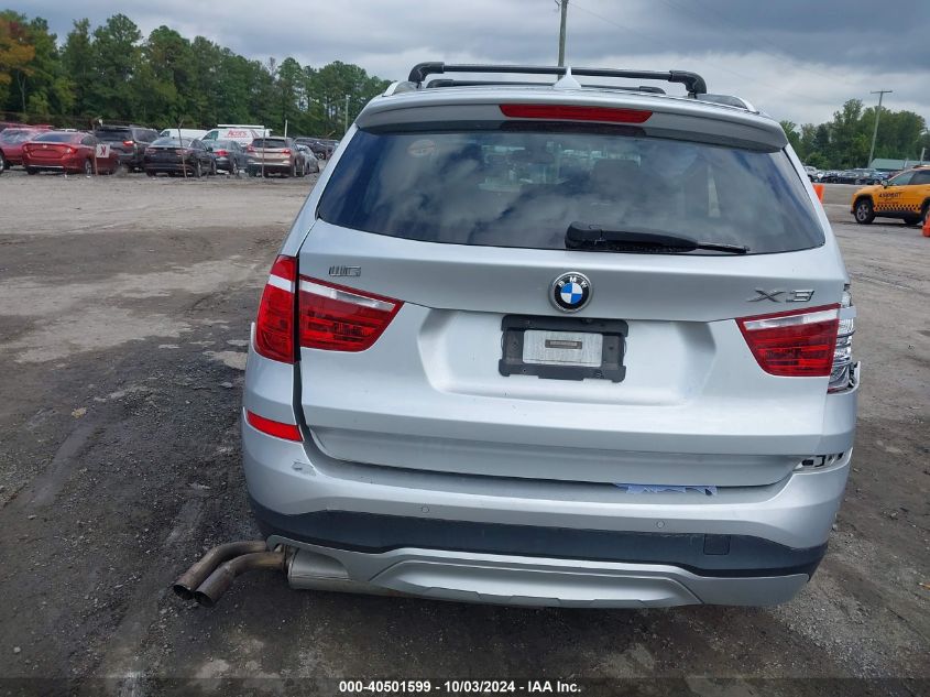 2016 BMW X3 xDrive28I VIN: 5UXWX9C55G0D89893 Lot: 40501599