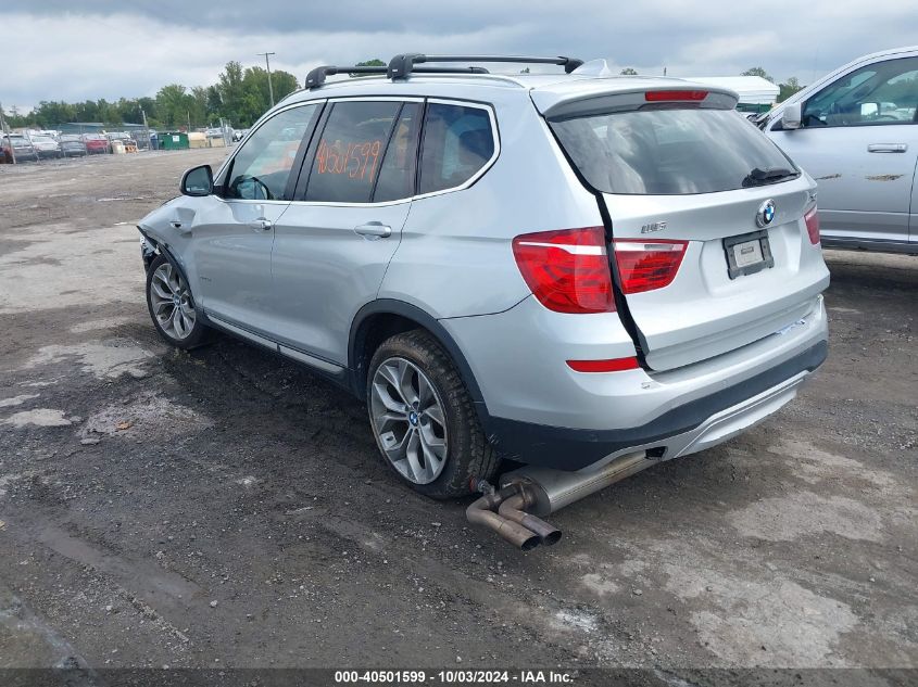 2016 BMW X3 xDrive28I VIN: 5UXWX9C55G0D89893 Lot: 40501599