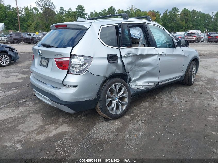 2016 BMW X3 xDrive28I VIN: 5UXWX9C55G0D89893 Lot: 40501599