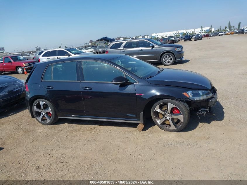 2019 Volkswagen Golf Gti 2.0T Autobahn/2.0T Rabbit Edition/2.0T S/2.0T Se VIN: 3VW6T7AU3KM001071 Lot: 40501639