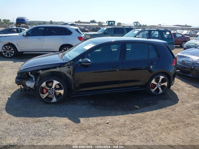 2019 Volkswagen Golf Gti 2.0T Autobahn/2.0T Rabbit Edition/2.0T S/2.0T Se VIN: 3VW6T7AU3KM001071 Lot: 40501639