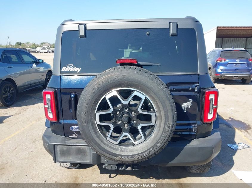 2021 Ford Bronco Outer Banks VIN: 1FMEE5DP5MLA75501 Lot: 40501652