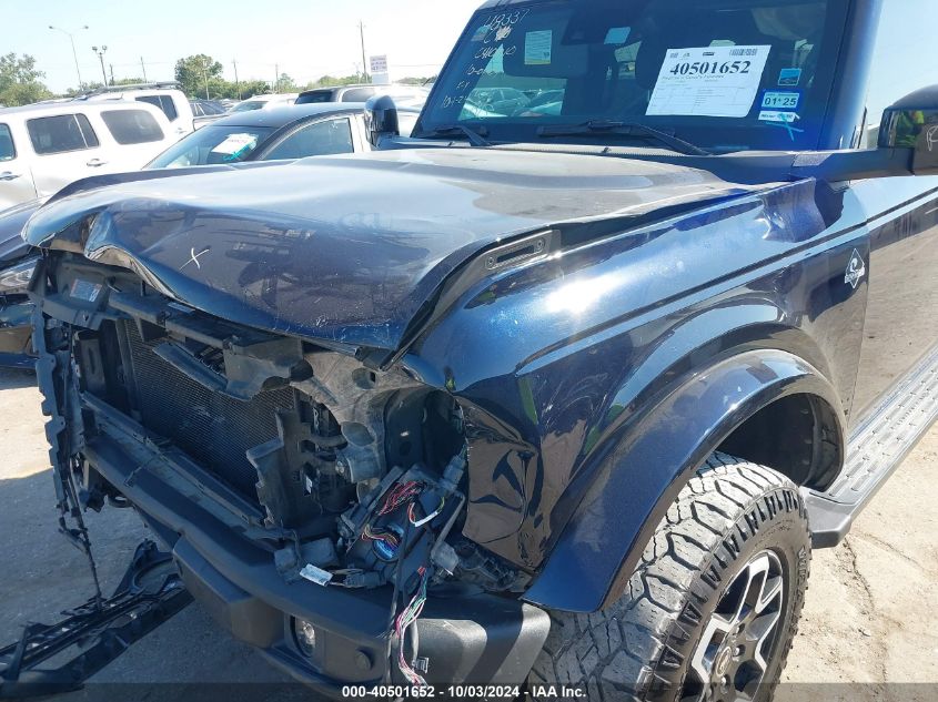 2021 Ford Bronco Outer Banks VIN: 1FMEE5DP5MLA75501 Lot: 40501652