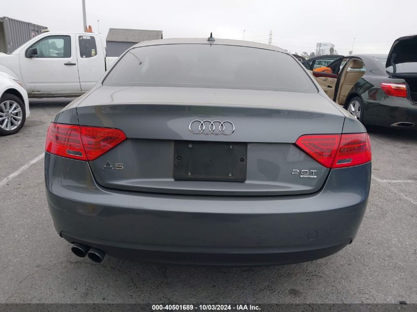 2014 Audi A5 2.0T Premium VIN: WAUCFAFR1EA055370 Lot: 40501689