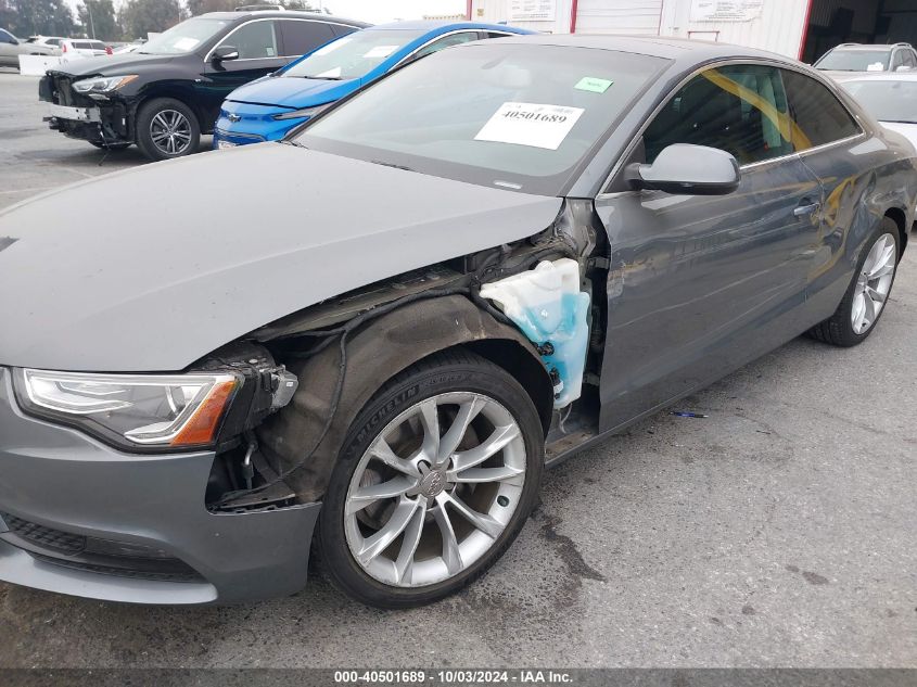 2014 Audi A5 2.0T Premium VIN: WAUCFAFR1EA055370 Lot: 40501689