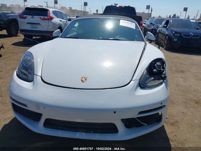 2019 Porsche 718 Boxster S VIN: WP0CB2A81KS228734 Lot: 40501707