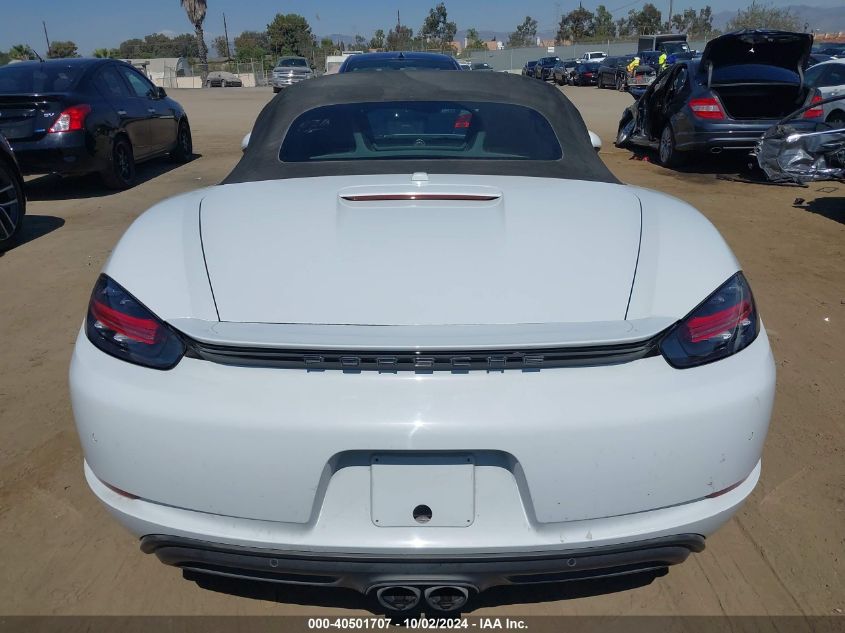 2019 Porsche 718 Boxster S VIN: WP0CB2A81KS228734 Lot: 40501707