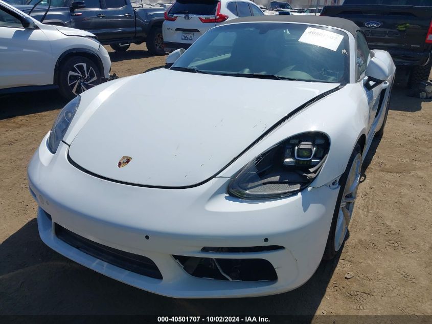 2019 Porsche 718 Boxster S VIN: WP0CB2A81KS228734 Lot: 40501707