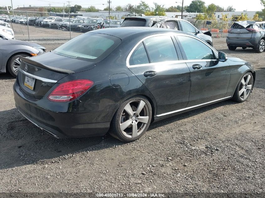 VIN 55SWF4KB1FU080576 2015 Mercedes-Benz C 300, 4Ma... no.4