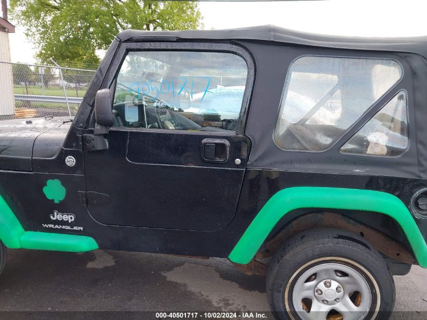 2006 Jeep Wrangler Se VIN: 1J4FA29196P764454 Lot: 40501717