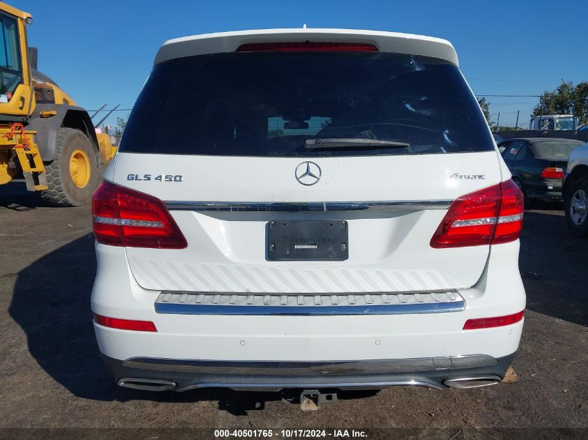 2017 Mercedes-Benz Gls 450 4Matic VIN: 4JGDF6EE2HA953334 Lot: 40501765