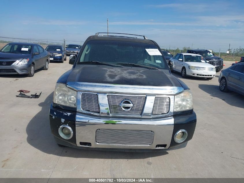 2005 Nissan Armada Le VIN: 5N1AA08A85N712342 Lot: 40501782