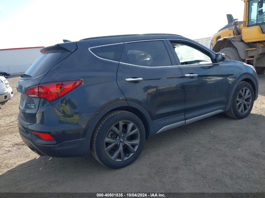 VIN 5NMZWDLA2HH040528 2017 HYUNDAI SANTA FE SPORT no.4