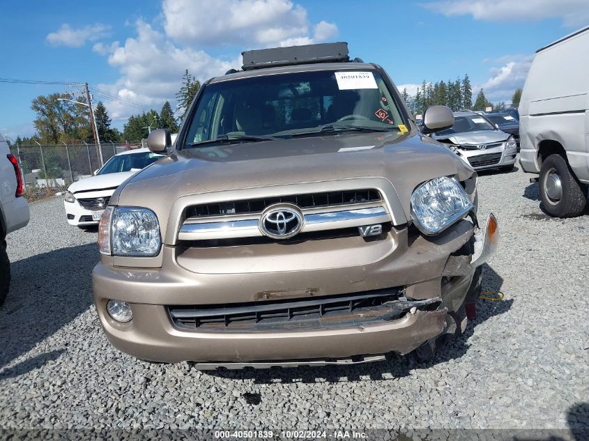 5TDBT44A05S238560 2005 Toyota Sequoia Sr5 V8