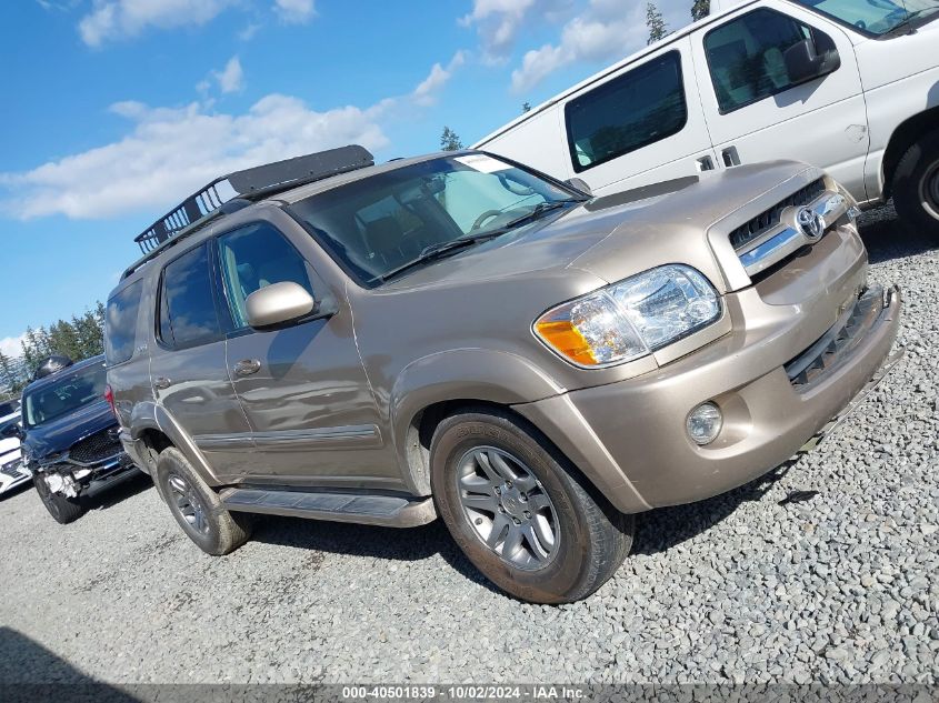 5TDBT44A05S238560 2005 Toyota Sequoia Sr5 V8