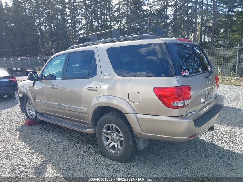 5TDBT44A05S238560 2005 Toyota Sequoia Sr5 V8