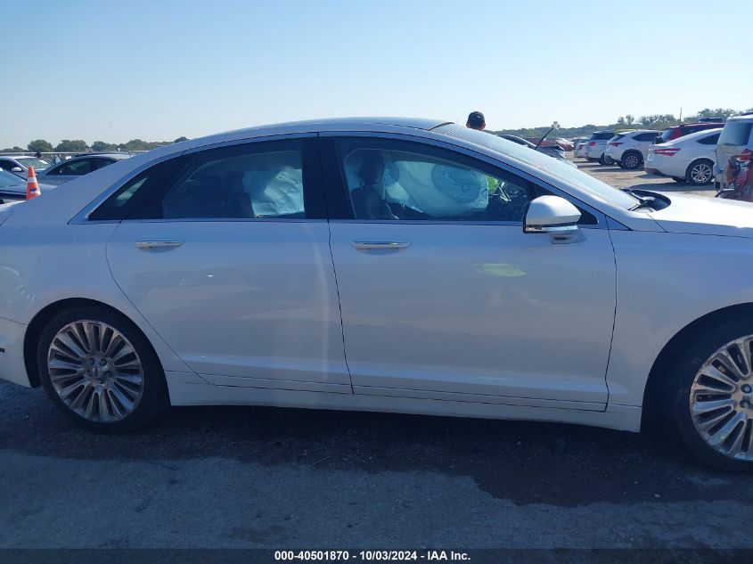 2014 Lincoln Mkz VIN: 3LN6L2G95ER835256 Lot: 40501870