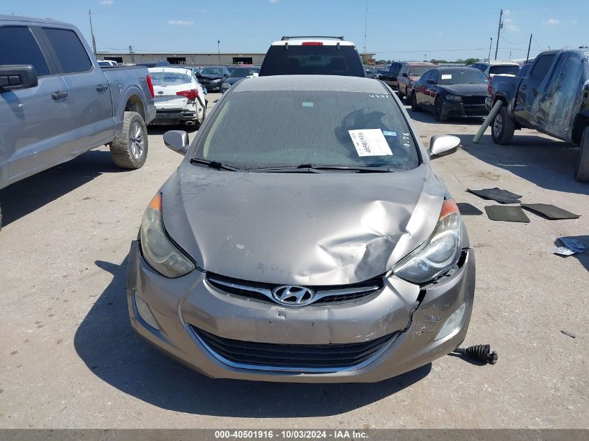 2013 Hyundai Elantra Gls VIN: 5NPDH4AEXDH304201 Lot: 40501916