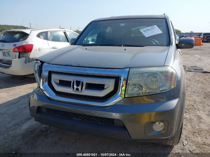 2011 Honda Pilot Touring VIN: 5FNYF4H9XBB033216 Lot: 40501921