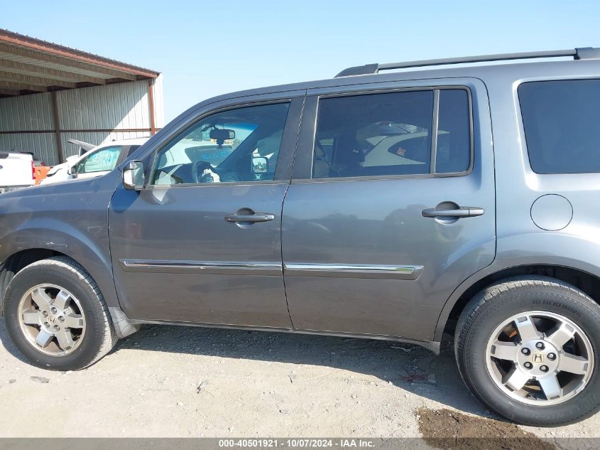 2011 Honda Pilot Touring VIN: 5FNYF4H9XBB033216 Lot: 40501921