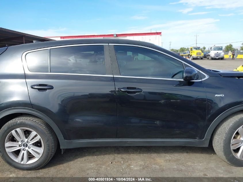 2017 Kia Sportage Lx VIN: KNDPMCAC5H7123812 Lot: 40501934