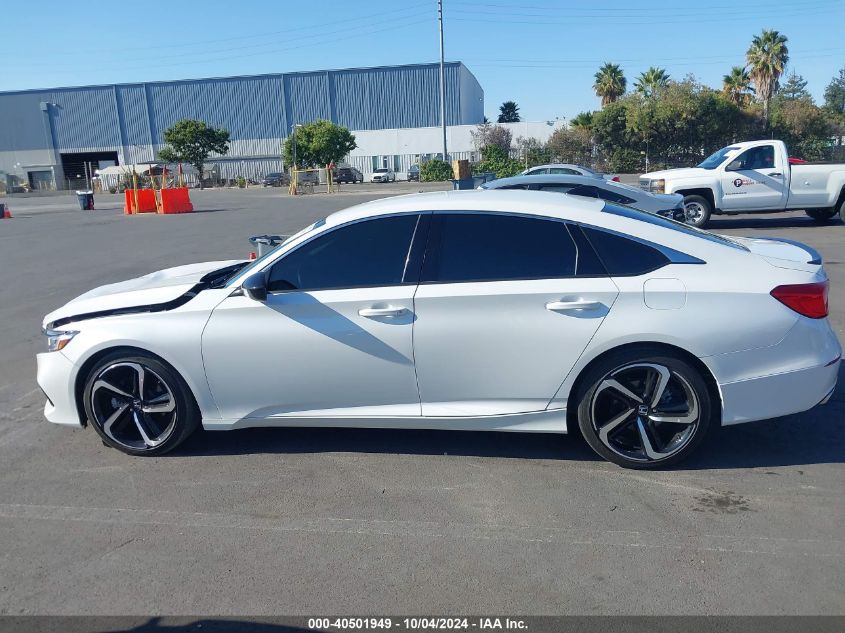 2022 Honda Accord Sport VIN: 1HGCV1F34NA068195 Lot: 40501949