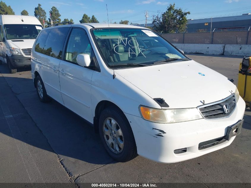 2002 Honda Odyssey Ex-L VIN: 2HKRL18912H523654 Lot: 40502014