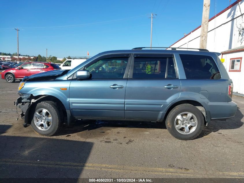 2006 Honda Pilot Ex-L VIN: 2HKYF18596H561588 Lot: 40502031