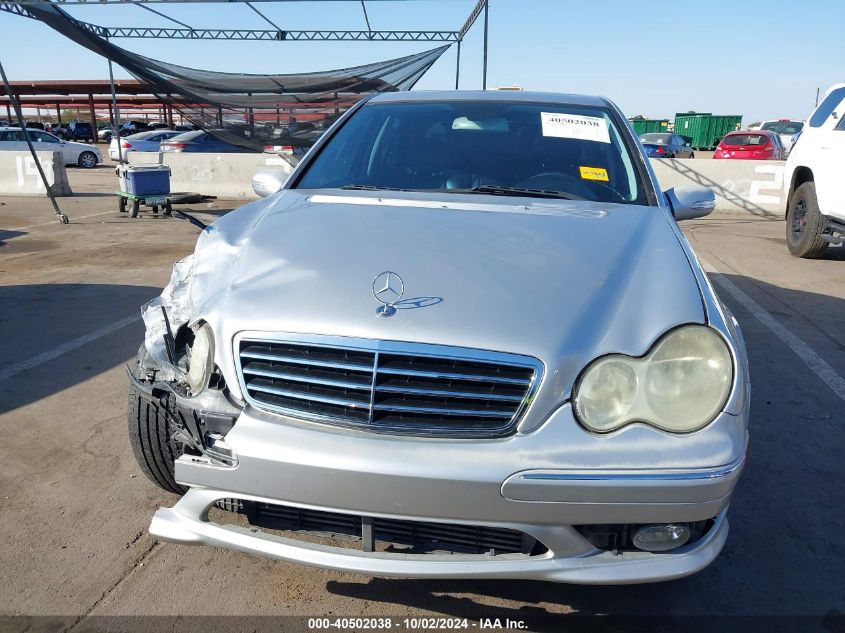 2005 Mercedes-Benz C 230 Kompressor Sport VIN: WDBRF40J15F651940 Lot: 40502038