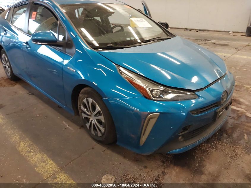 JTDL9MFU8N3032821 2022 Toyota Prius Xle Awd-E